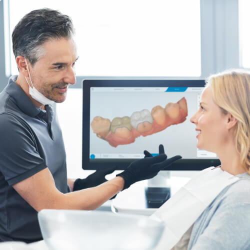 Création virtuelle de la restauration sur le logiciel 3D
